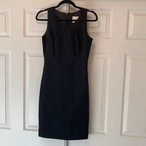 J. Crew Black Wool Pencil Dress
